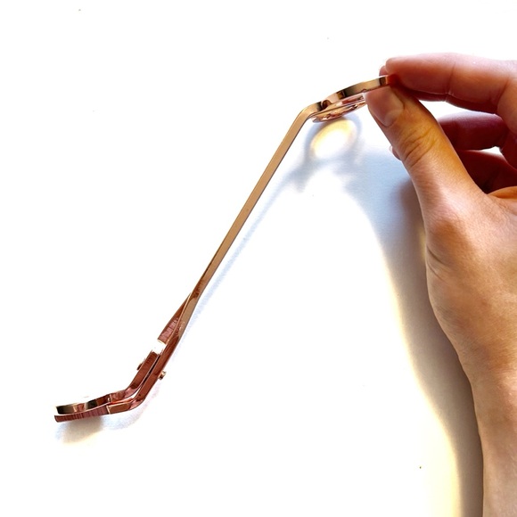 Rose Gold Candle Wick Trimmer Clipper Cutter Scissors Pink Shiny Durable Metal - Picture 7 of 11